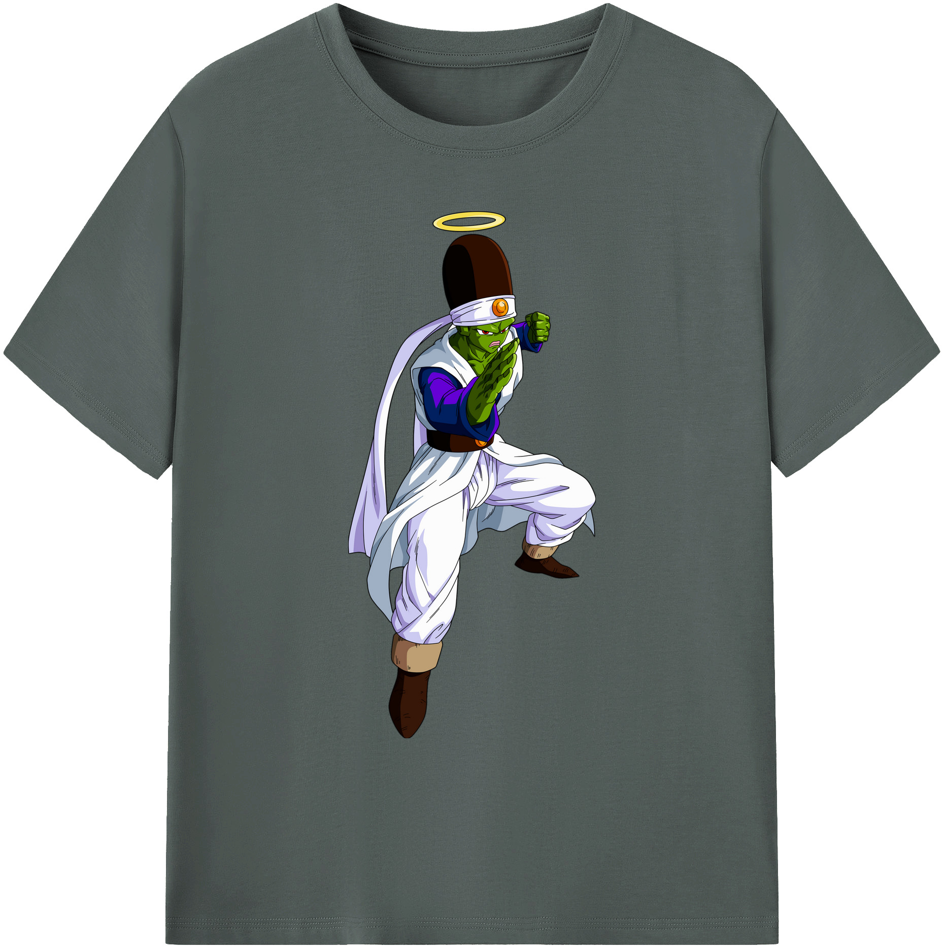 （画像用） ドラゴンボール パイクーハン DRAGON BALL Pikkon 綿100％ メンズ半袖Tシャツ｜肌触りやわらか＆通気性